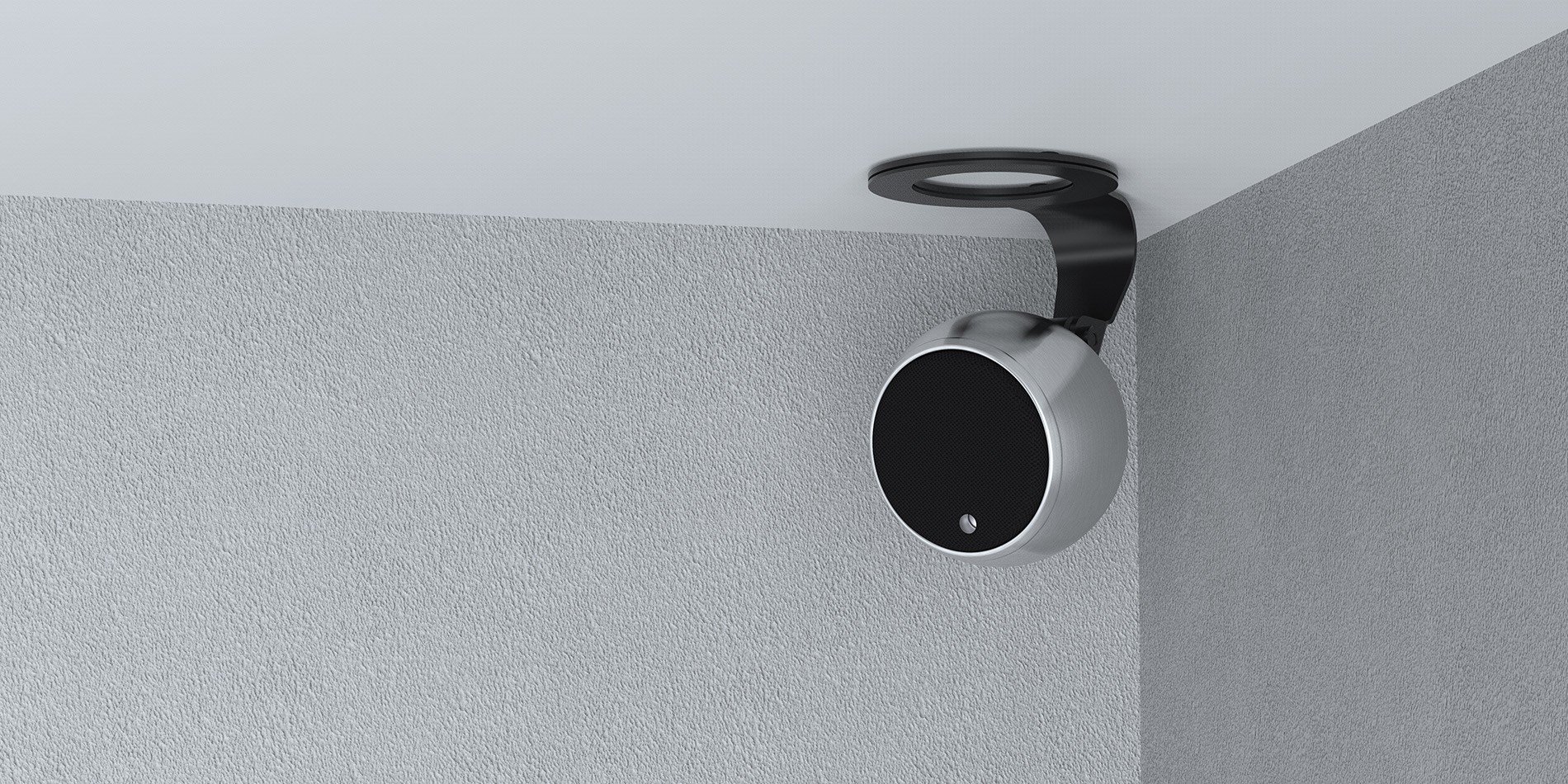 Table Stand_Ceiling Mount  - Micro - Black - Ceiling - Stainless