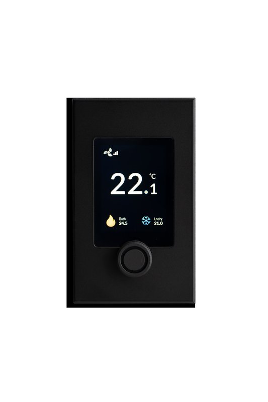 Polar Bear Zentium Pro smart thermostat matt black Dubai