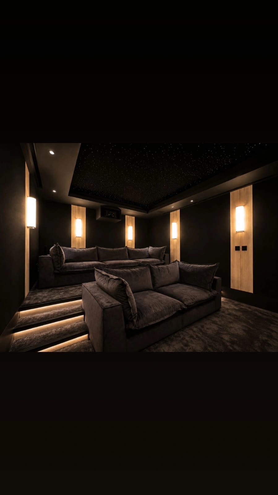 Inside a Wisdom Audio 9.4.4 Cinema in Tilal Al Ghaf, Dubai